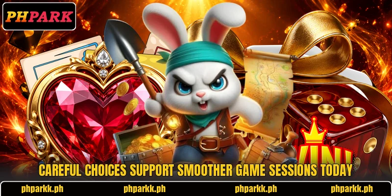 Careful choices support smoother game sessions today