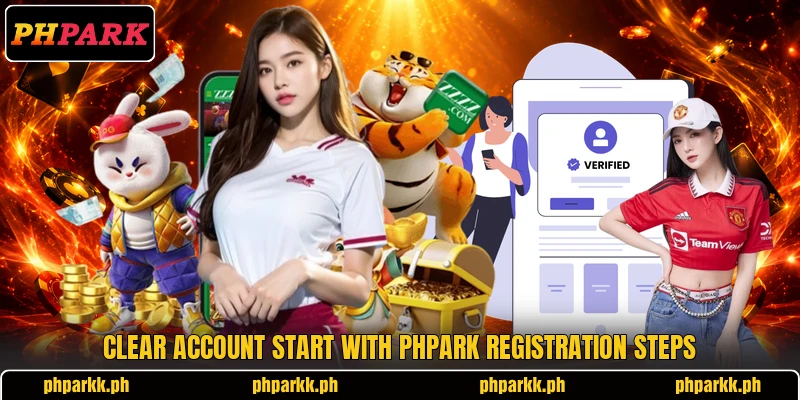 Clear account start with PHPARK registration steps