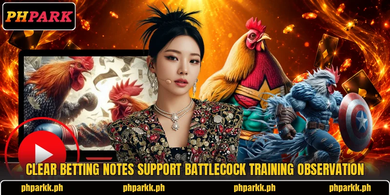 Clear betting notes support Battlecock Training observation Clear betting notes support Battlecock Training observation
