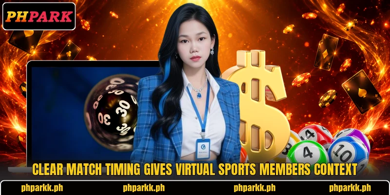 Clear match timing gives Virtual Sports members context Clear match timing gives Virtual Sports members context