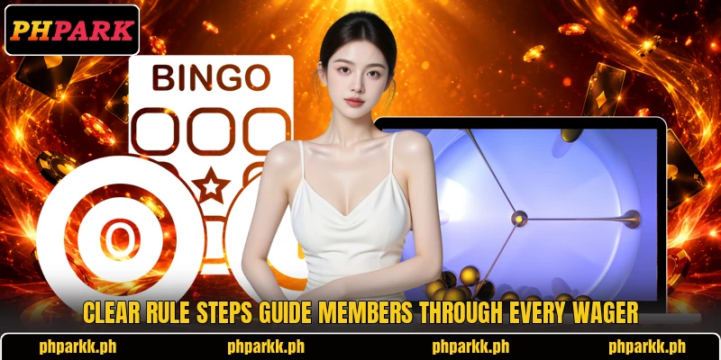 Clear rule steps guide members through every wager