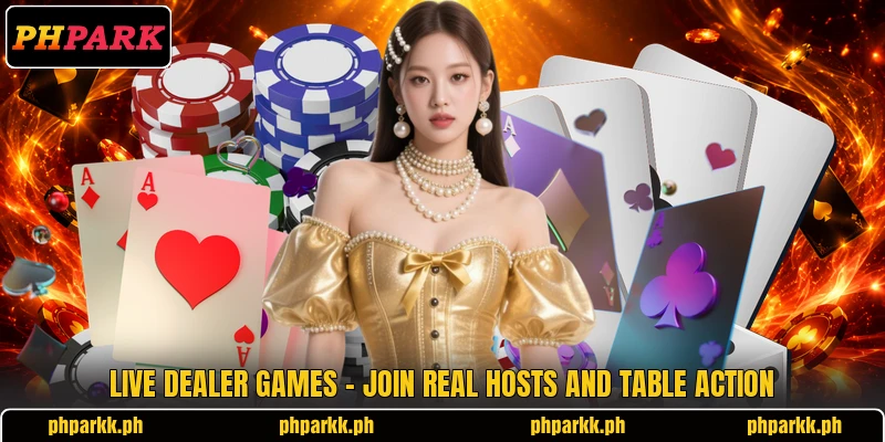 Live Dealer Games - Join Real Hosts And Table Action