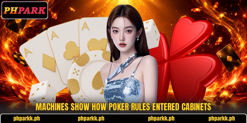 Machines show how poker rules entered cabinets Machines show how poker rules entered cabinets