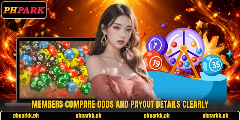 Members compare odds and payout details clearly