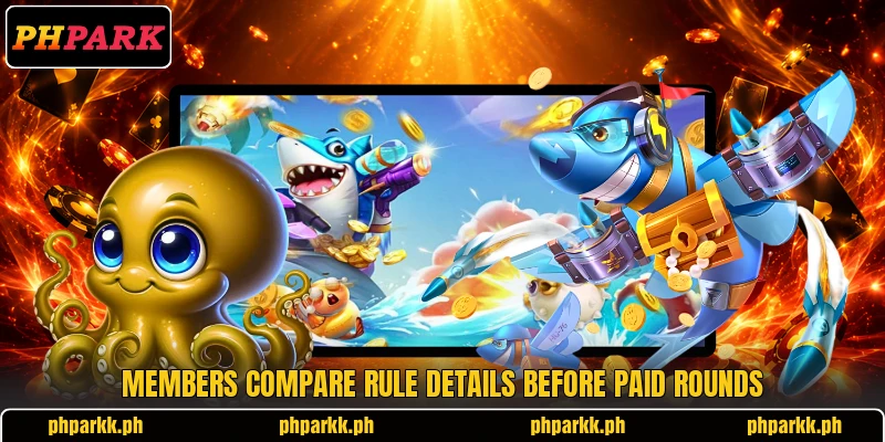 Members compare rule details before paid rounds Members compare rule details before paid rounds