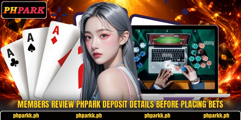 Members review PHPARK deposit details before placing bets Members review PHPARK deposit details before placing bets