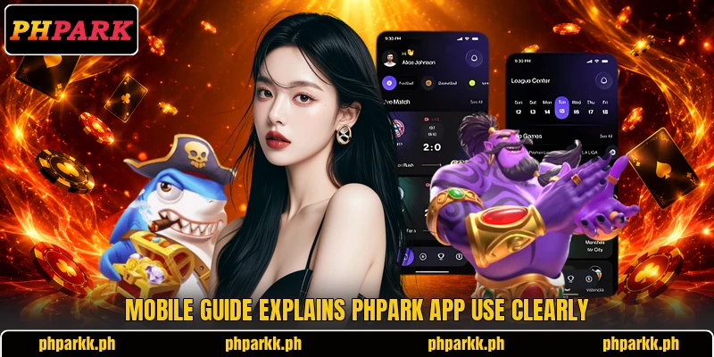 Mobile guide explains PHPARK app use clearly