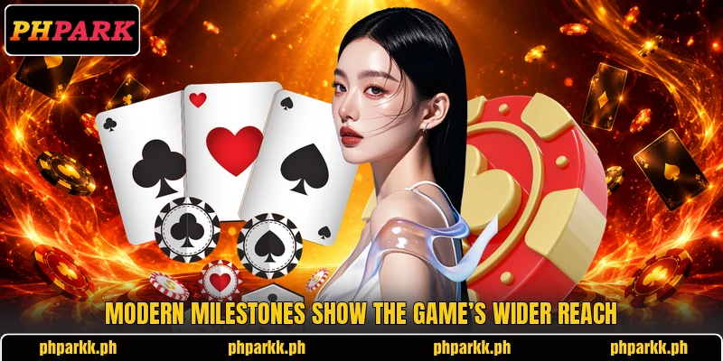Modern milestones show the game’s wider reach