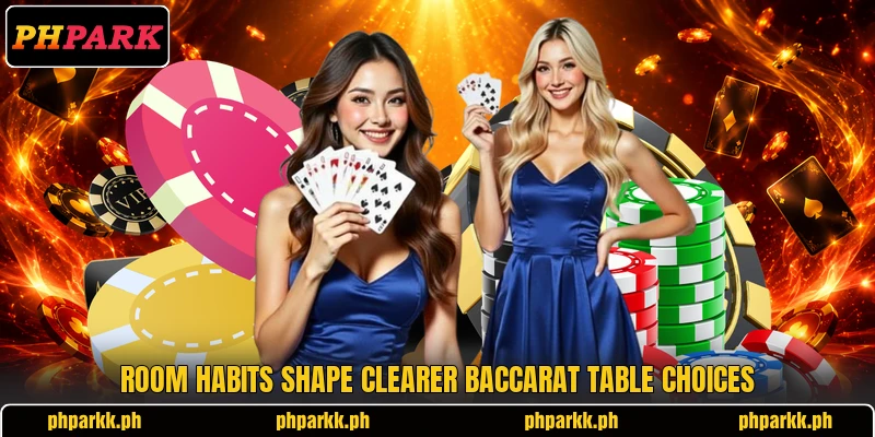 Room habits shape clearer baccarat table choices Room habits shape clearer baccarat table choices