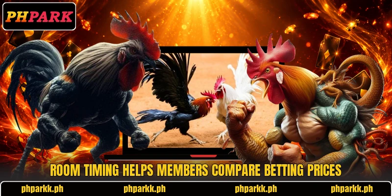 Room timing helps members compare betting prices