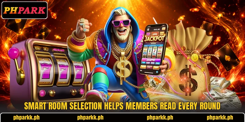 Smart room selection helps members read every round