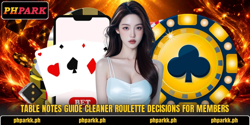 Table notes guide cleaner roulette decisions for members